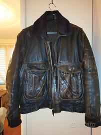Giacca Bomber Aviatore in Vera Pelle "G-1 Style"