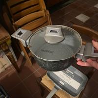 Tegami idonei all’induzione 6 pezzi grigi