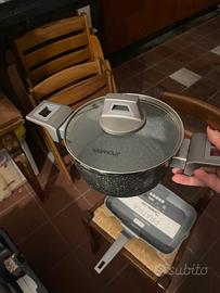 Tegami idonei all’induzione 6 pezzi grigi