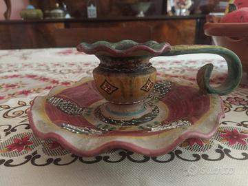 porta candela vintage 