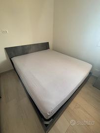 LETTO CONTENITORE MATRIMONIALE + MATERASSO ORT