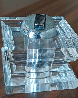 Accendino da tavolo Space-Age plexiglass  vintage