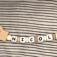 Catenella porta ciuccio per Nicola🤎