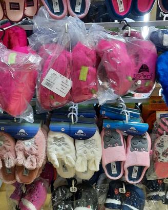 Stock pantofole bimbi