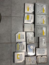 Lotto pezzi Pc Vintage IDE - Hard Disk-Lettori Dvd