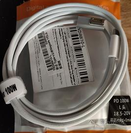 Cavo 1,8mt da USB-C ad Apple Magsafe 1 L