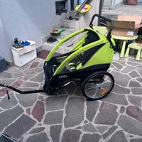 Trasporto bambino per bici doppio