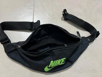 Marsupio/Borsello - Nike - Nero e Verde - Uomo