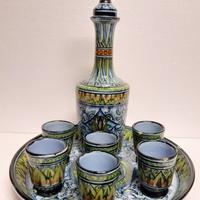 MOLARONI antico molto raro servizio ceramica