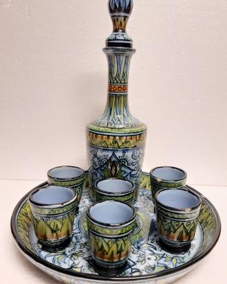MOLARONI antico molto raro servizio ceramica