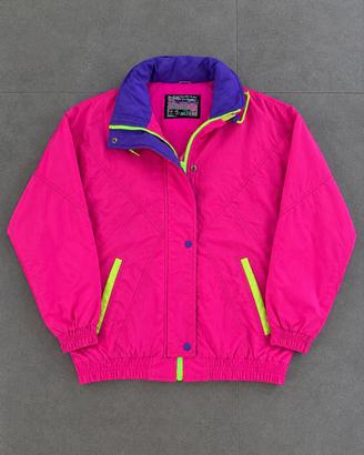 Giacca da sci Vintage anni 80 fuxia tg M/L