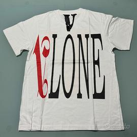 T-shirt Vlone x Palm Angels White/Red