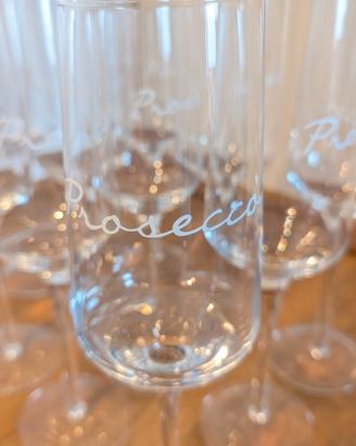 12 flute per prosecco 