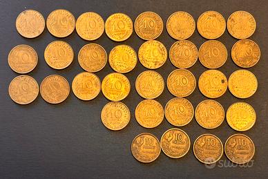 Lotto 33 Monete Francia d'Epoca