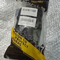 Guanti in pelle nera Suomy