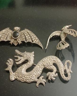 Tre spille argento 825