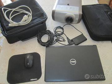 PC PORTATILE -DELL-INTEL-CORE-I5 +VIDEO PROIETTORE