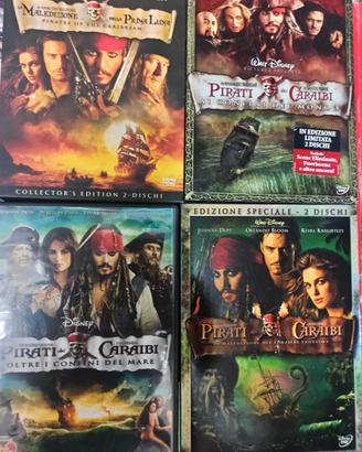 Set DVD Pirati Dei Caraibi