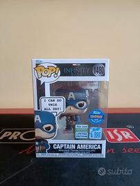 Funko pop Captain America edizione comicon 2025