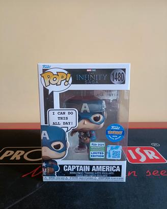 Funko pop Captain America edizione comicon 2025