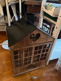 Lanterna grande in legno