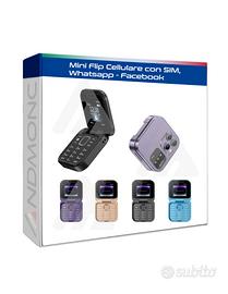 Mini Flip dual sim pieghevole con App