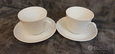 2 tazze latte e 2 piatti antico Richard Ginori