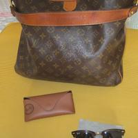 BORSA-LOUIS-VUITTON-MOD-DELIGHTFULL+OCCHIALI RAY-B
