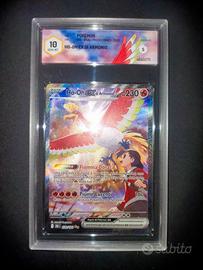 Carta Pokemon Ho-oh EX alternative art GRAAD 10