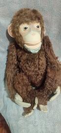 Scimmia Joko Vintage , Steiff, 40 cm, come da foto