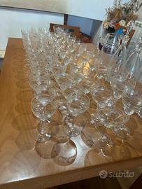 Bicchieri di cristallo del 1930