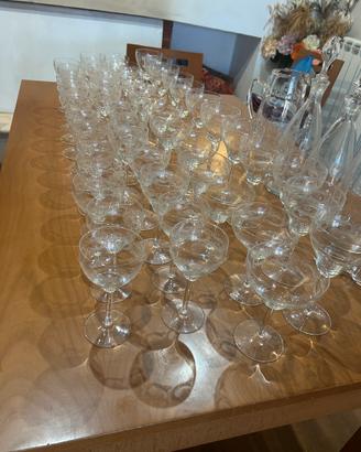 Bicchieri di cristallo del 1930