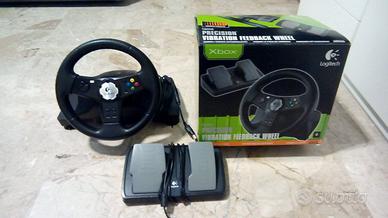 volante+pedaliera Logitec per XBOX prima serie