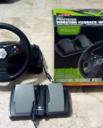 volante+pedaliera Logitec per XBOX prima serie