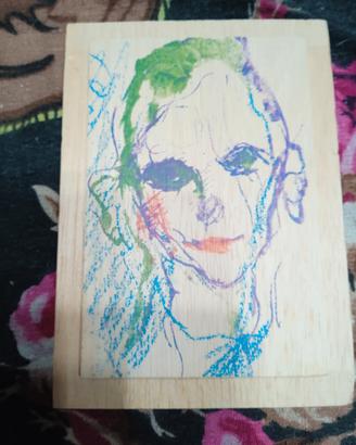 Serigrafia su legno Emesto Treccani 