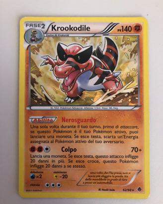 Krookodile 62/98 Set Bianco e Nero Nuove Forze Rar