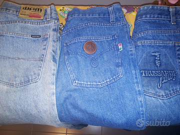 Jeans,pantaloni, t-shirt e maglioni di vari marchi