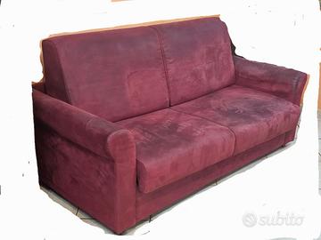 Divano letto rosso