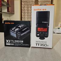 Godox 350f + Godox Trigger X1T