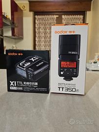 Godox 350f + Godox Trigger X1T