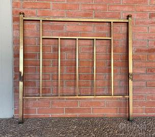 letto matrimoniale in ottone anno 1919