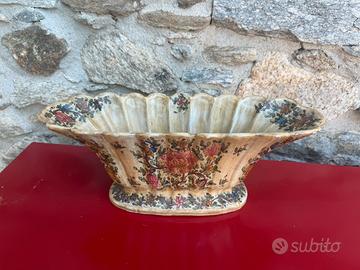Cachepot / centrotavola in ceramica di Gubbio