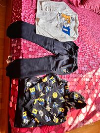 Felpa pantalone e maglia ragazzo