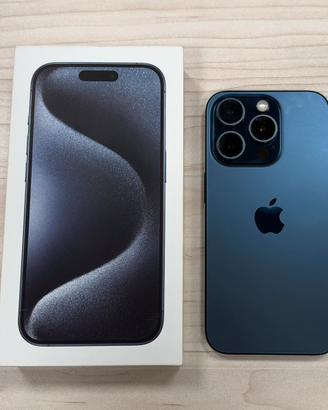 iPhone 15 Pro 256GB Titanio Blu – 88% batteria