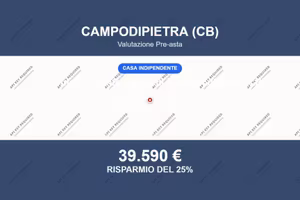 Immobile in asta di 166 m² a Campodipietra