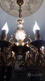 lampadario in ceramica 