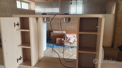 Mobile bagno con specchio e illuminazione – usato