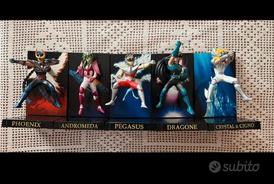 5 Action figure Cavalieri dello zodiaco