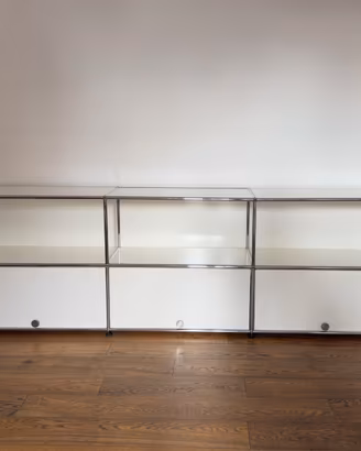 Mobile USM Haller bianco – 3 vani chiusi