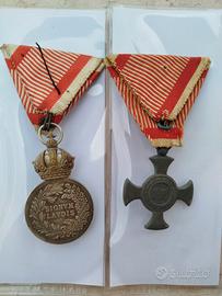 medaglie austriache WWI K.U.K.